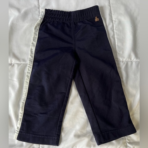 Gap Boys Sweat Pants Navy Blue with White Stripe Athletic - Picture 1 of 4